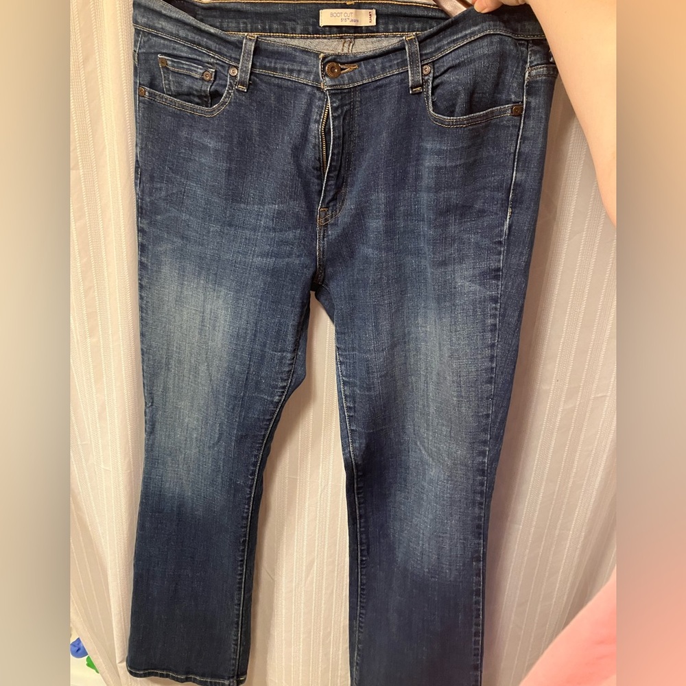 💙 Levi's 💙 Blue Denim Boot Cut Women's Jeans size 16
